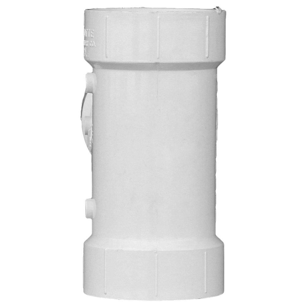 White PVC DWV Sanitary Tee 