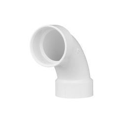 3 in. PVC DWV 90° Long Turn Elbow