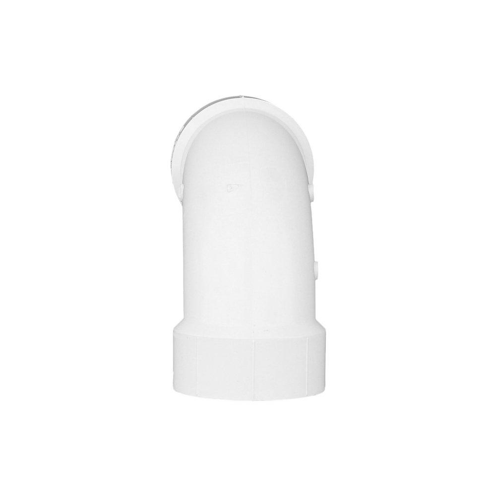 White PVC DWV 90° Long Turn Elbow 