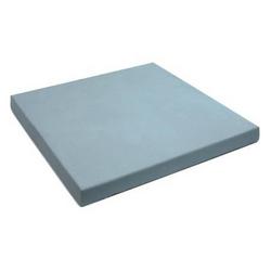 50 in. x 53 in. x 3 in. Steel-Reinforced Concrete & Foam Equipment Pad - Grey