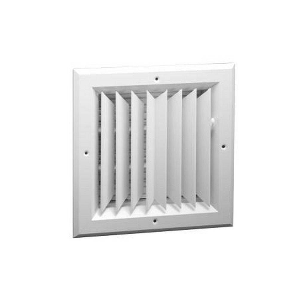 Hart & Cooley White Aluminum Ceiling Diffuser in White 