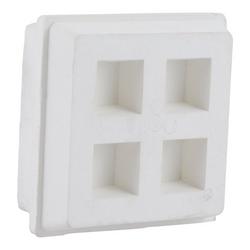 2 in. Neoprene Vibration Isolation Pad in White