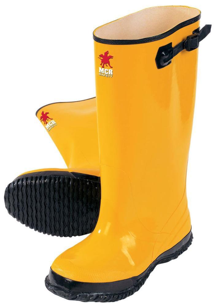 River City Yellow Rubber Slush Boot with Cotton Lining in Yellow 