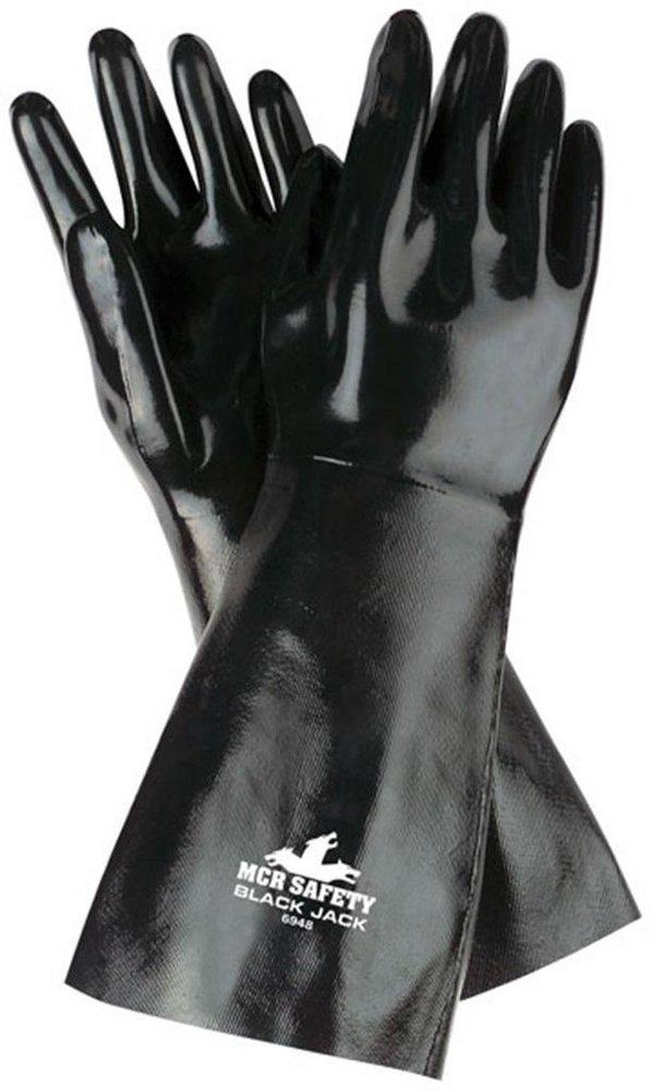 Memphis Glove Black 18 in. Gauntlet Neoprene Gloves in Black 