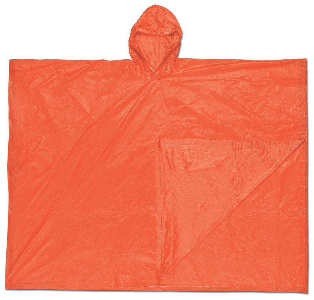 River City Orange One Size Fits All Size Polyethylene Poncho 