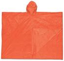 River City Orange One Size Fits All Size Polyethylene Poncho 