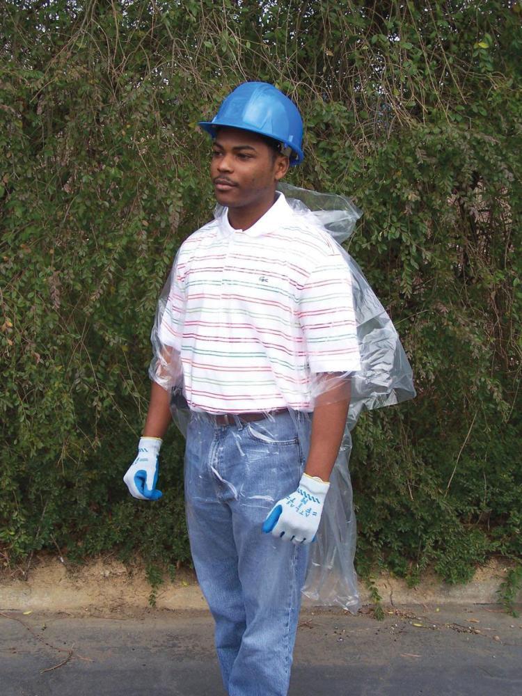 River City Clear One Size Fits All Size Polyethylene Poncho 
