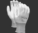 M Size Economy Polyurethane Coated Polyester Gloves in Black