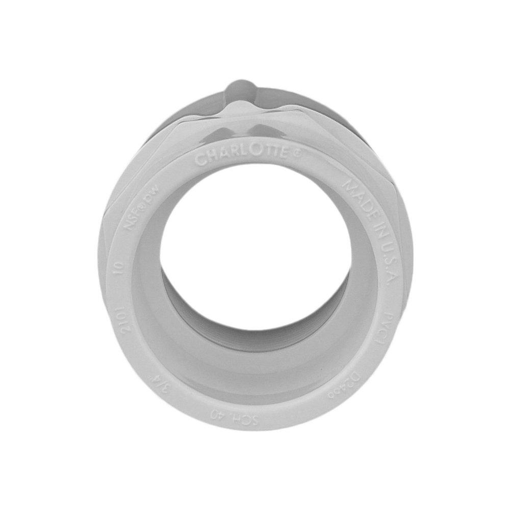 White PVC Schedule 40 Female Adapter 