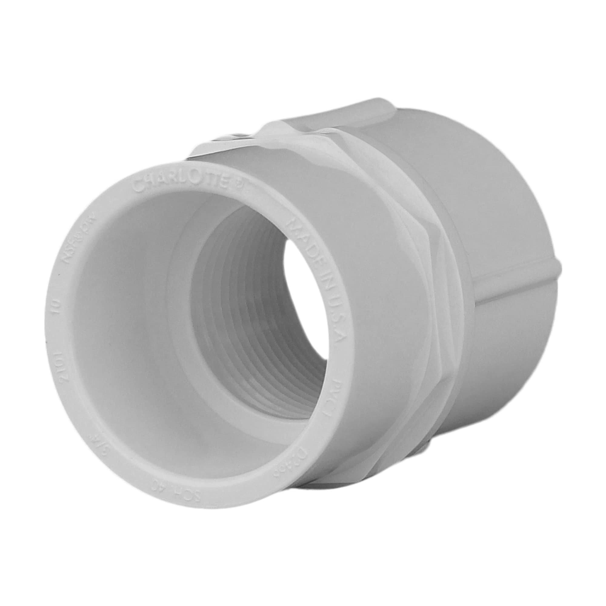 White Slip x Female Plastic Adapter 