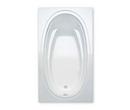 72 x 42 in. Whirlpool Drop-In Bathtub with Universal Drain in White