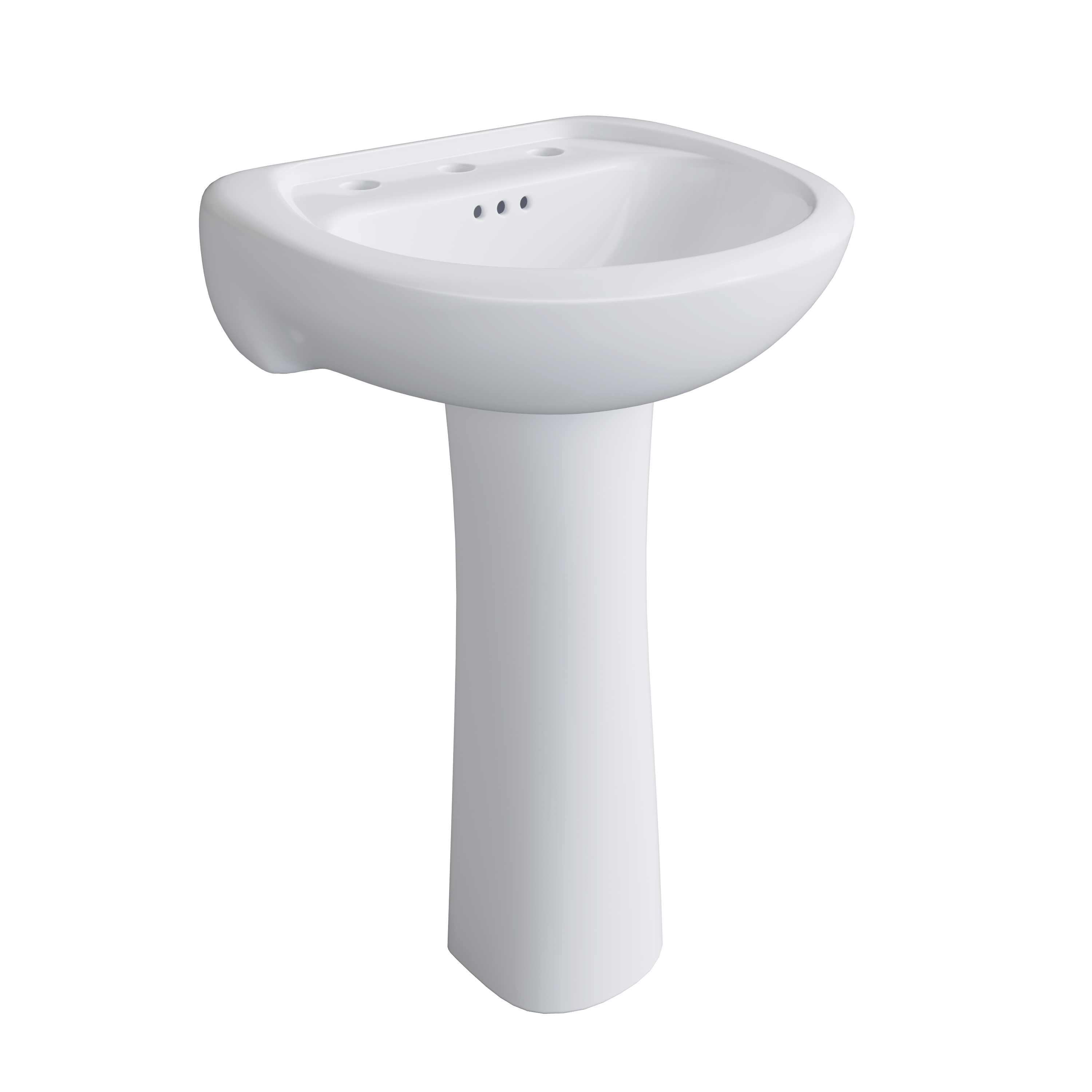 PROFLO&reg; White 20 in. Vitreous China Pedestal for 4000 & 5000 