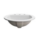 PROFLO&reg; White 19 x 16 in. Drop-in Bathroom Sink with 4 in. Centerset Faucet Holes 