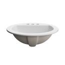 PROFLO&reg; White 19 x 16 in. Drop-in Bathroom Sink with 4 in. Centerset Faucet Holes 