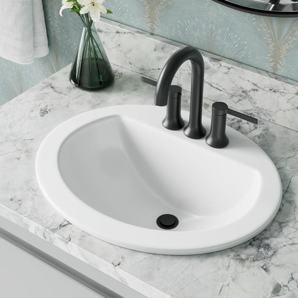 PROFLO&reg; White Drop-in Basin 