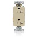 20A 125V Duplex Tamper-Resistant GFCI Receptacle in Ivory