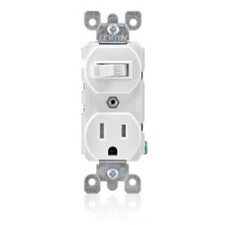 15 A 125V Duplex Tamper-Resistant Receptacle in White
