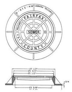 24 in. Manhole Frame and Cover