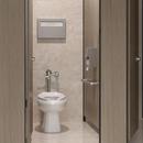 PROFLO&reg; White Plastic Elongated Open Front Less Cover Toilet Seat 