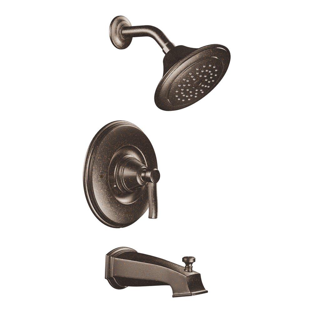 Moen Oil Rubbed Bronze Single Handle Single Function Bathtub & Shower Faucet (Trim Only) 