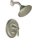 Single Lever Handle Shower Trim Only in Brushed Nickel