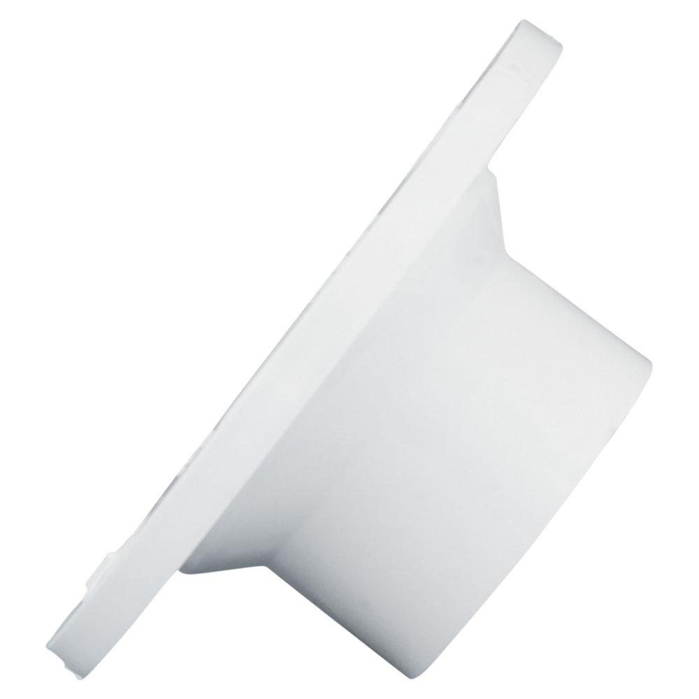 White PVC DWV Street Closet Flange 