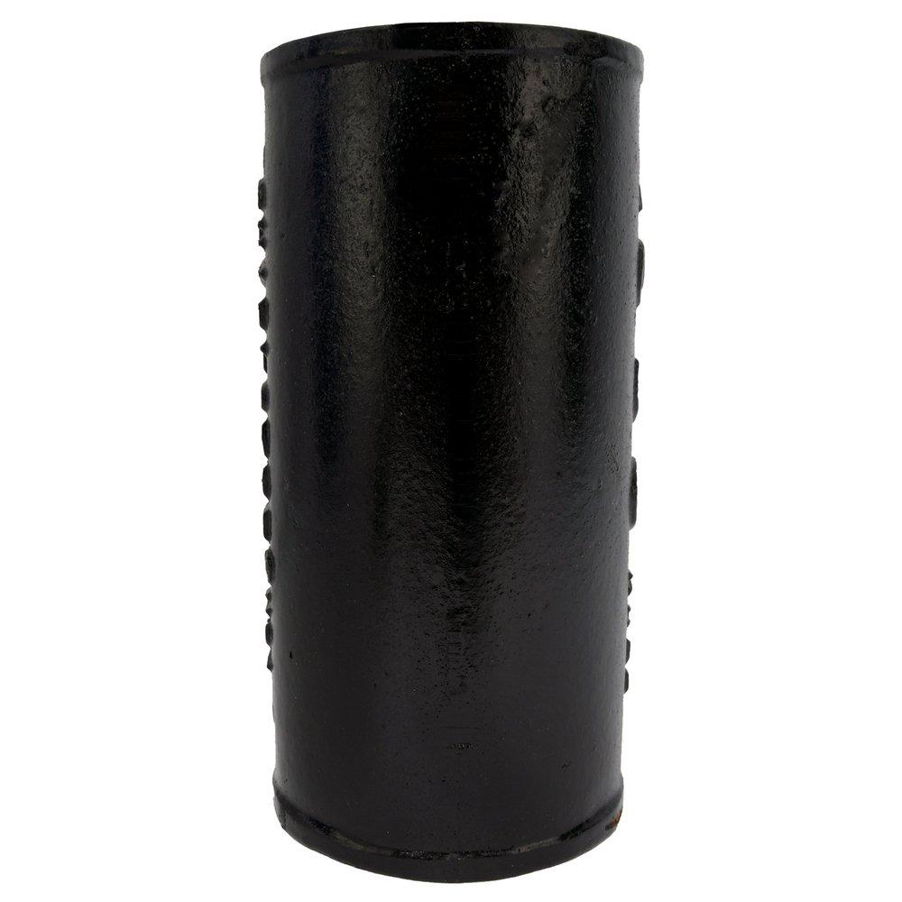 Black No Hub Cast Iron Sanitary Tee 