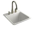 2-Hole Tile-In Utility Sink  White