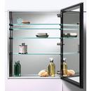 Jensen Brushed Stainless Steel Cabinet with Beveled Edge Mirror 