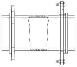 3 x 13 in. Mechanical Joint x Swivel Nut Ductile Iron Reducing Hydrant Adapter