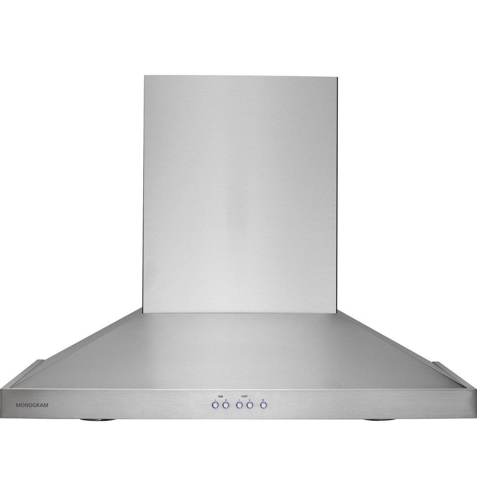 Monogram&reg; Stainless Steel 30 in. Wall Mount Range Hood 