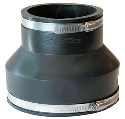 6 x 5 in. Reducing 300 Stainless Steel and PVC Flexible Coupling