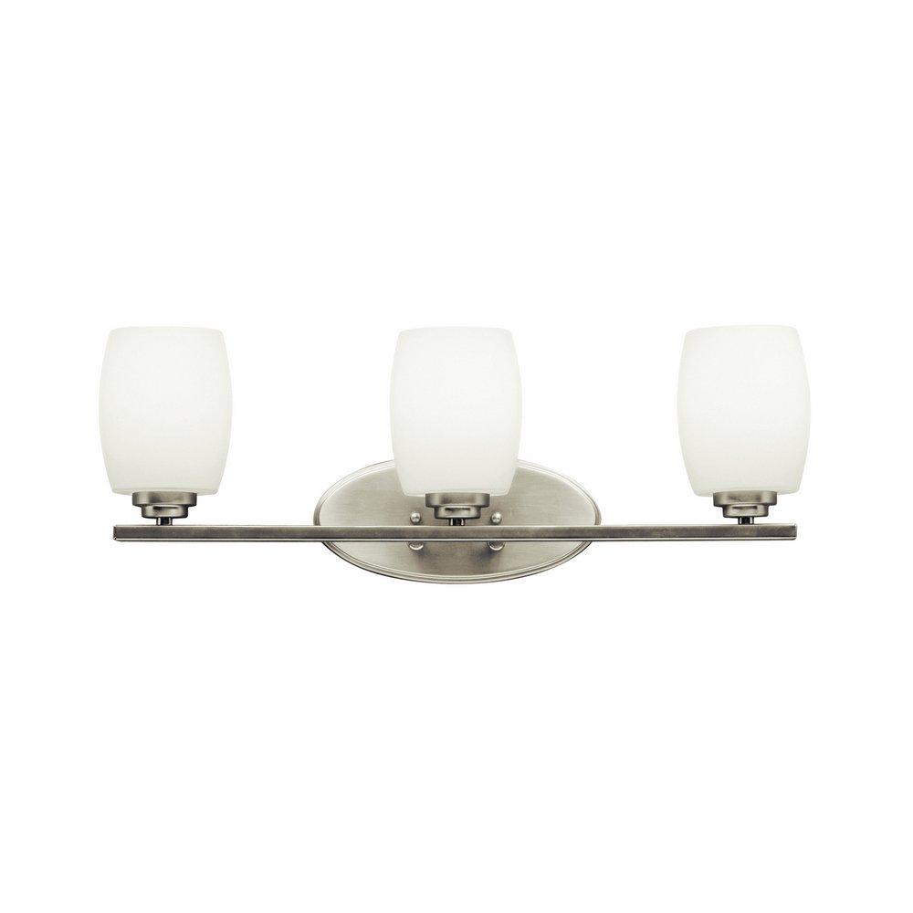 Kichler Lighting Brushed Nickel 6 in. 100W 3-Light Medium Bracket 
