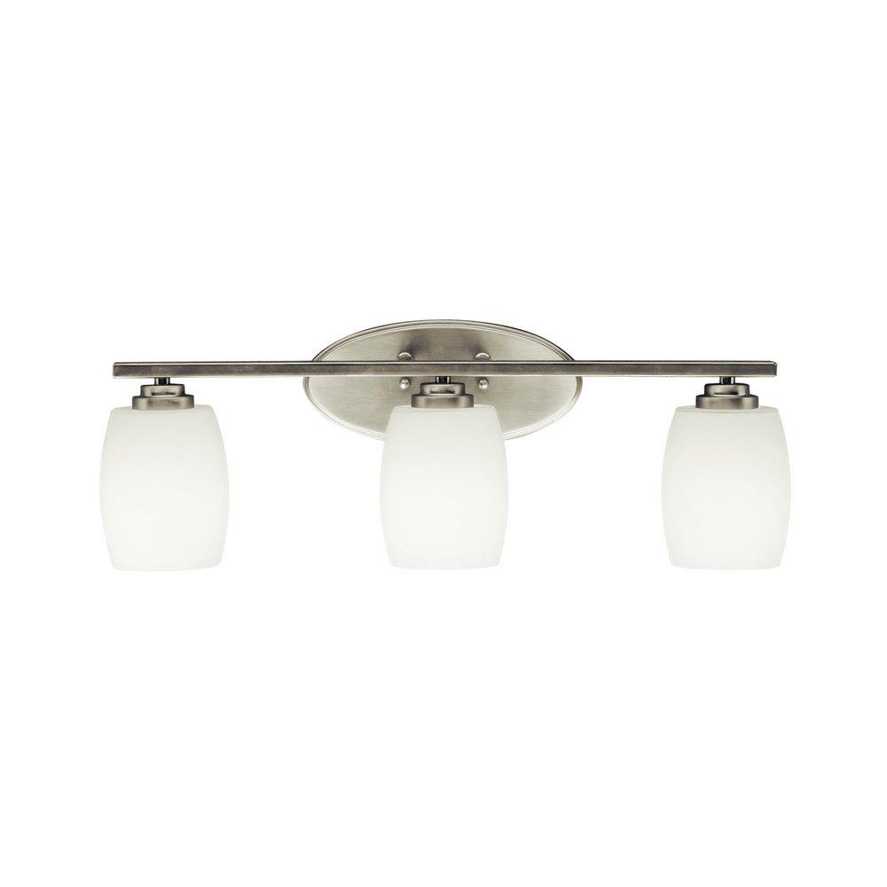 Kichler Lighting Brushed Nickel 6 in. 100W 3-Light Medium Bracket 