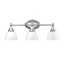 Kichler Lighting Chrome 100W 3-Light Medium Base Incandescent Bath Vanity 