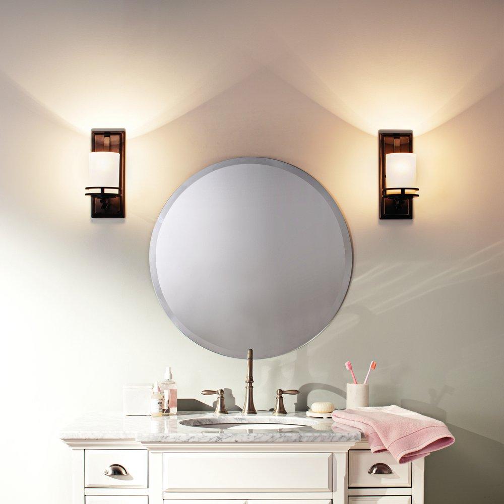 Kichler Lighting Olde Bronze 100W 8 in. 1-Light Medium Wall Sconce 