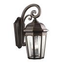 3-Light Outdoor Wall Sconce in Rubbed Bronze