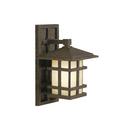 150W 1-Light Outdoor Wall Lantern in Aged Bronze
