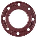 Red Ductile Iron C110 Full Body Back-Up Flange 
