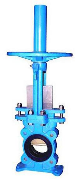 6 in. 316L Stainless Steel Rubber Seat Bidirectional Wafer Style Knife Gate Valve