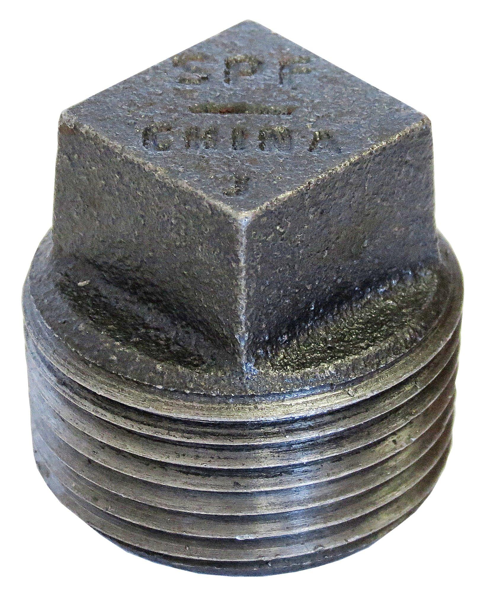 National Fire Products MNPT Global Black Ductile Iron Plug 
