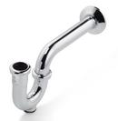 McGuire Manufacturing Chrome Inlet x Outlet P-Trap with Clean-Out Plug 