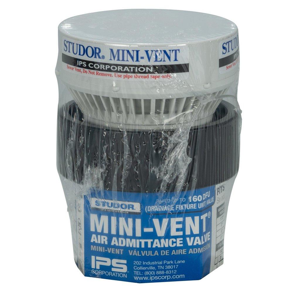 STUDOR&reg; White 1-1/2 - 2 in. 160 dfu ABS Air Vent 