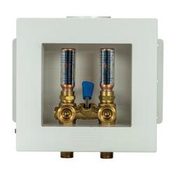 Single-lever Plastic Fire-Rated Sweat Washing Machine Supply Box with Hammer Arrestor