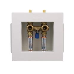 Single-lever Plastic Fire-Rated F1807 PEX Washing Machine Supply Box with Hammer Arrestor