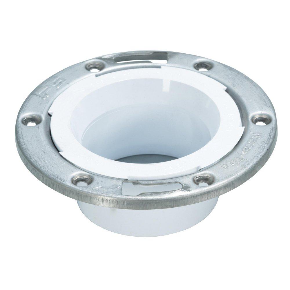 Water-Tite Stainless Steel PVC Adjustable Closet Flange 