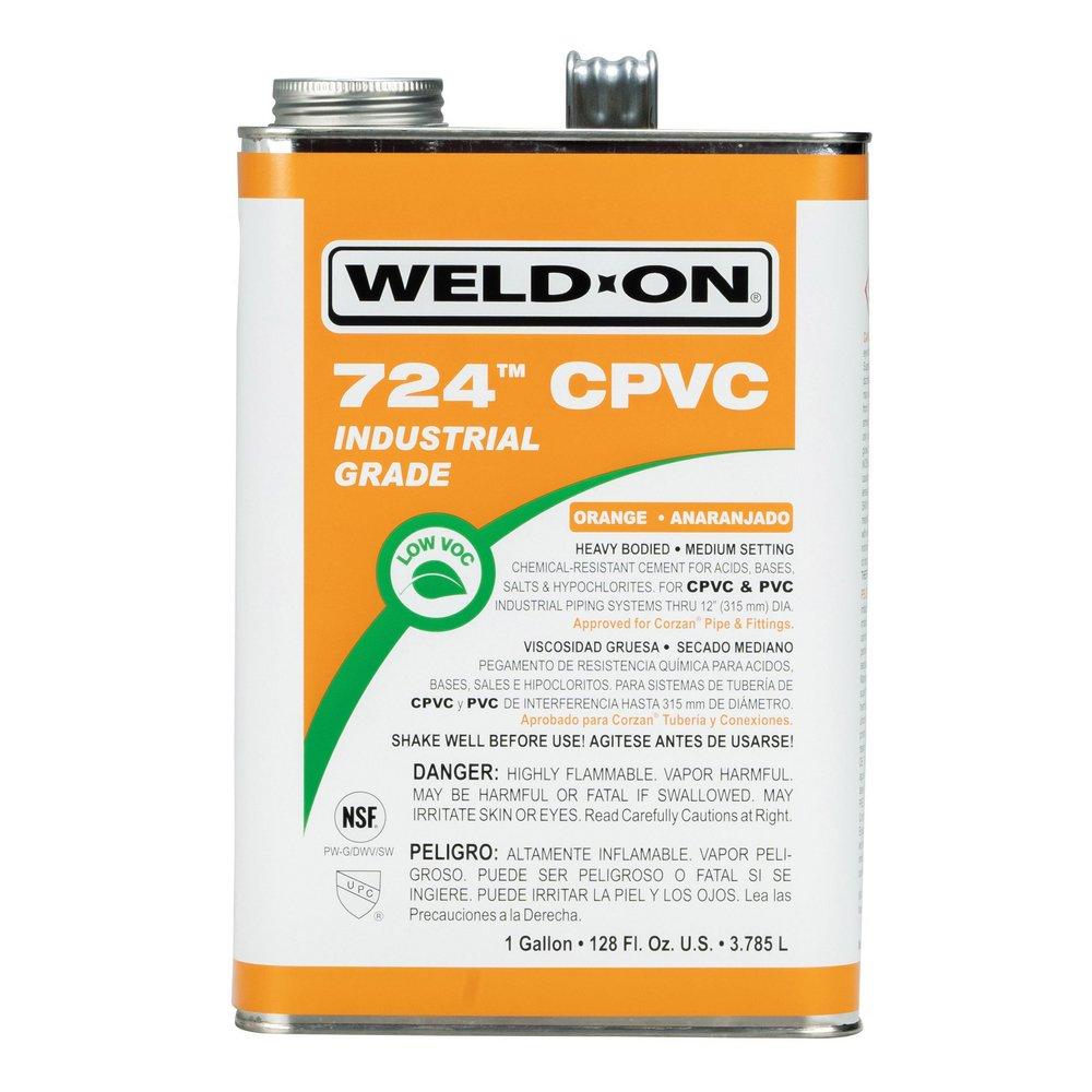 Weld-On&reg; Medium Set CPVC Orange Pipe Cement 