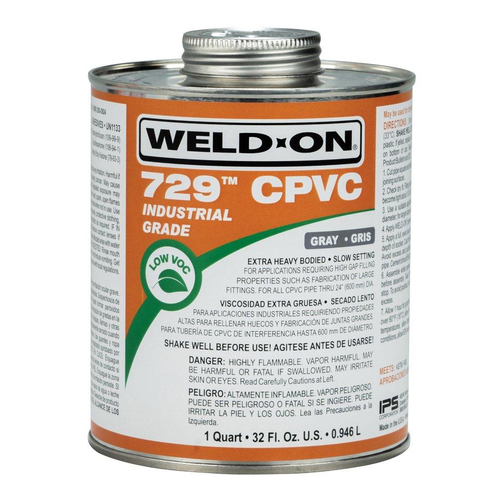 Weld-On&reg; Grey Slow Set CPVC Grey Pipe Cement 