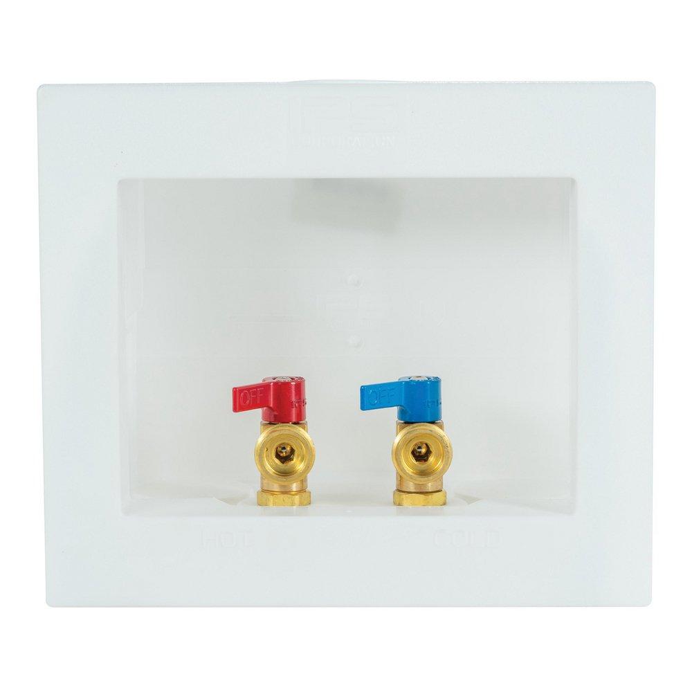 Water-Tite White 3-3/8 x 10-3/16 x 8-13/16 in. Washing Machine Supply Box 