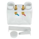 Water-Tite White 3-3/8 x 10-3/16 x 8-13/16 in. Washing Machine Supply Box 